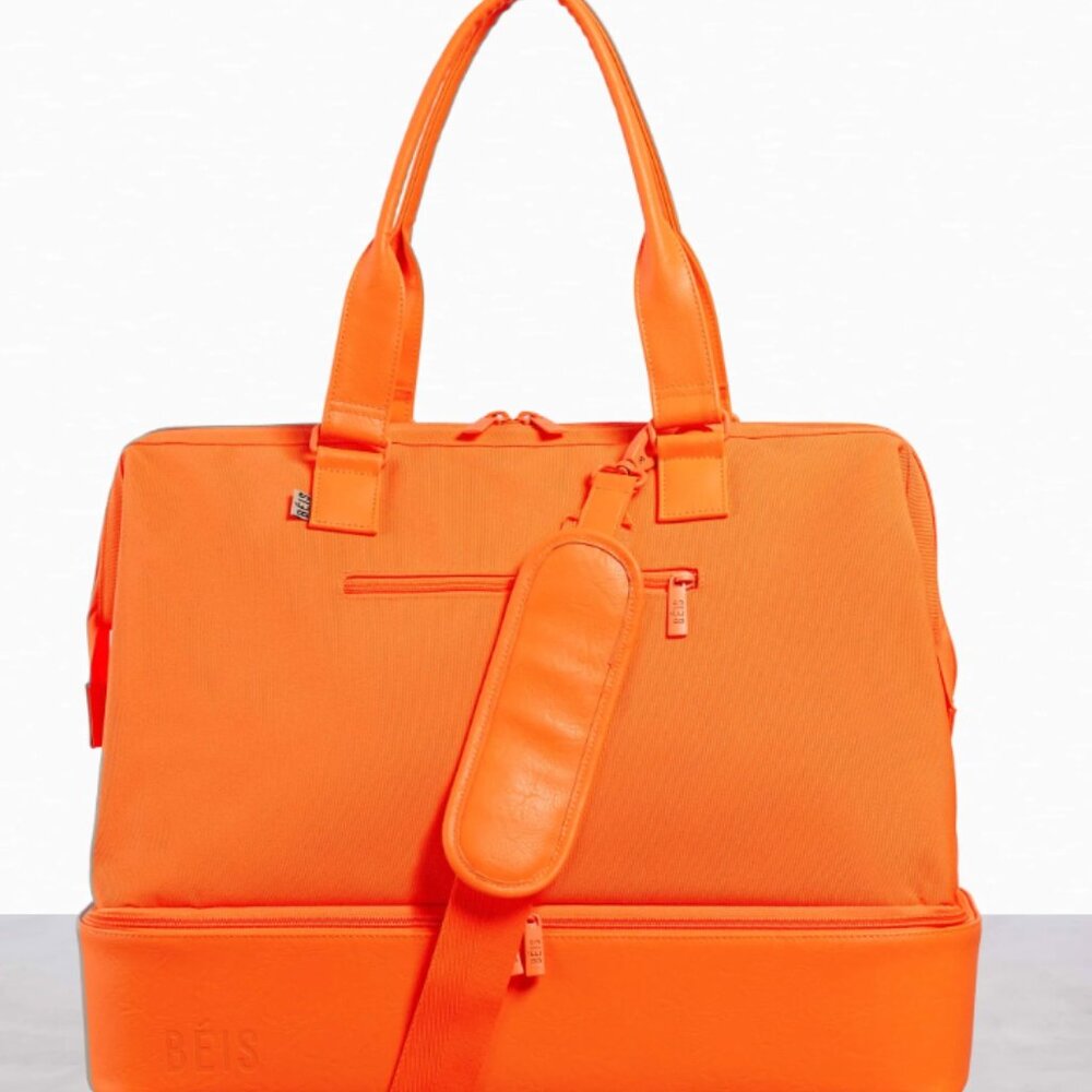 BÉIS Weekender Bag in Creamsicle